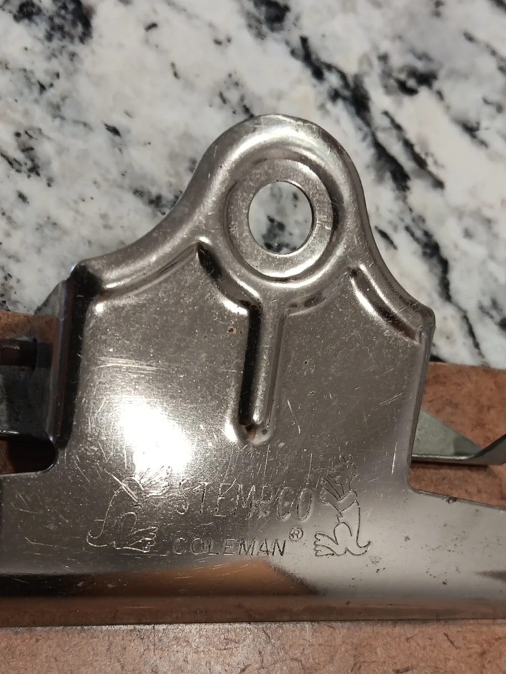Vintage Stempco Brown Clipboard with Metal Clip - Versatile Writing Surface